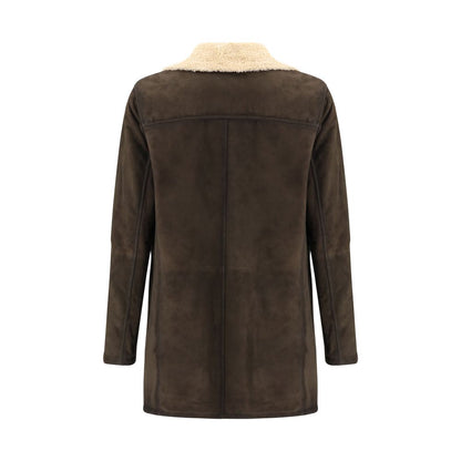 Brown Leather Coat