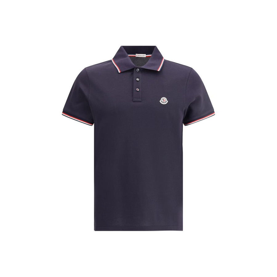 Blue Cotton Polo Shirt
