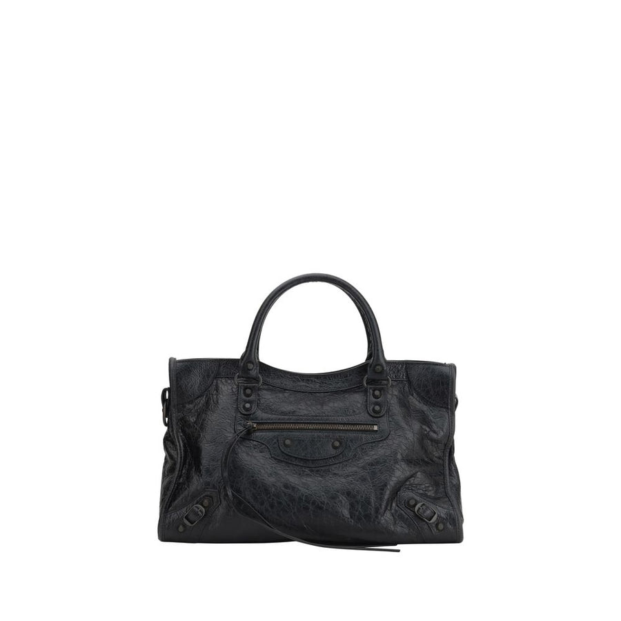 Black Calf Leather Bos Taurus Shoulder Bag