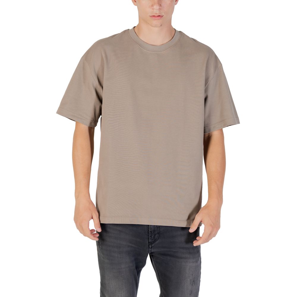 Beige Cotton T-Shirt