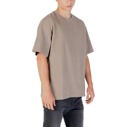 Beige Cotton T-Shirt