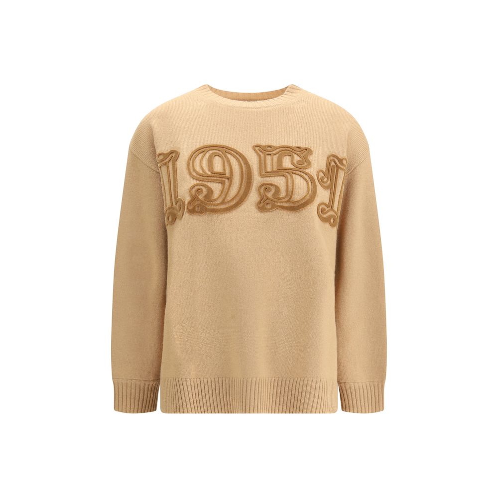 Beige Wool Sweatshirt