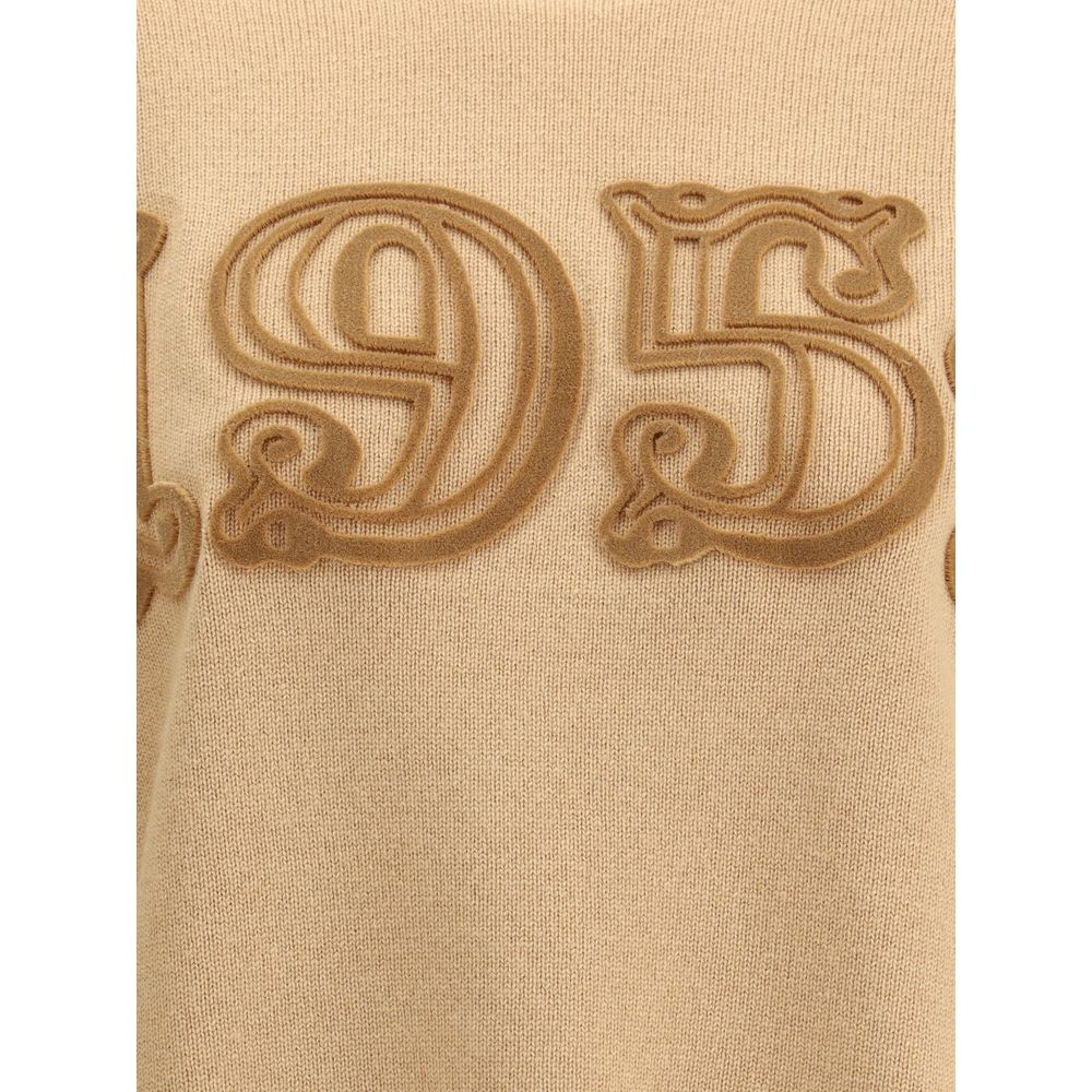 Beige Wool Sweatshirt