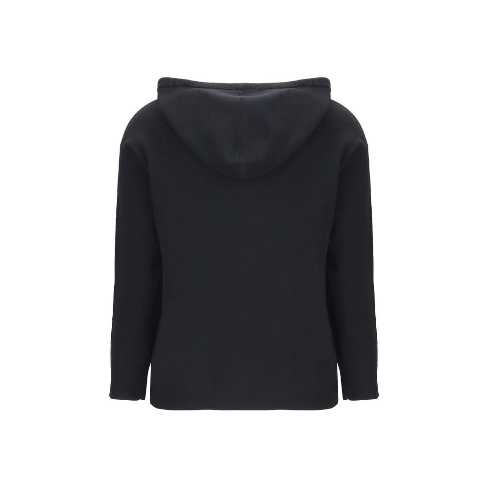 Black Wool Sweatshirt