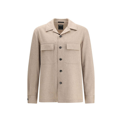 Beige Cashmere Coat