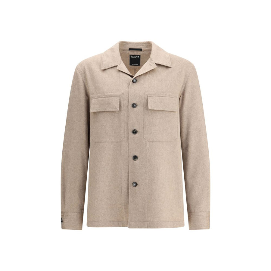 Beige Cashmere Coat
