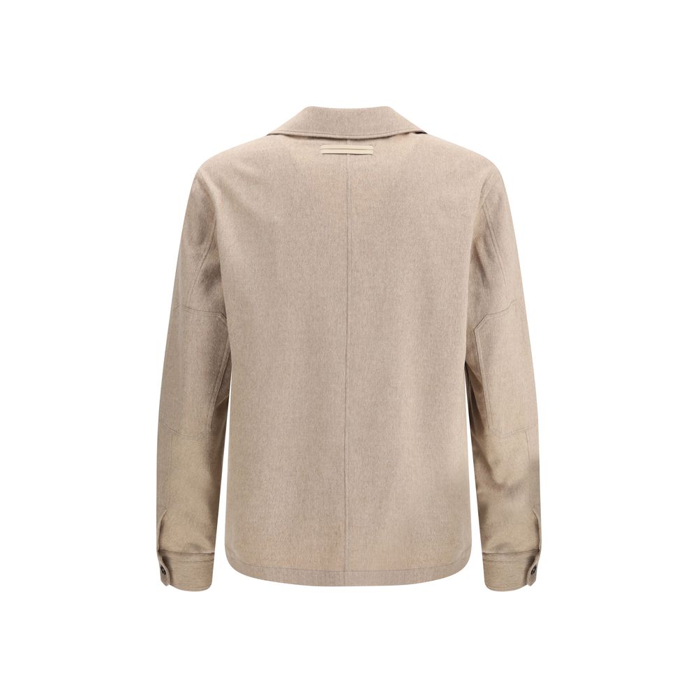 Beige Cashmere Coat