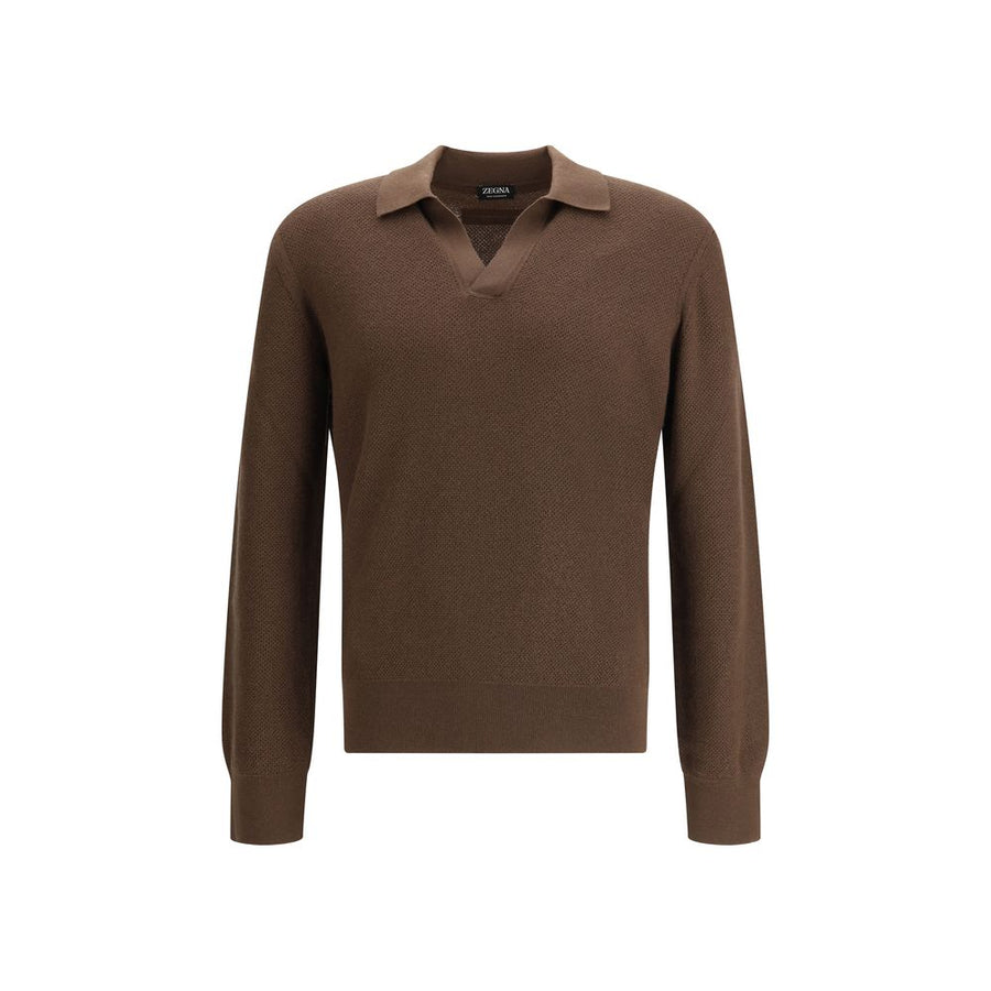 Brown Cashmere Shirt