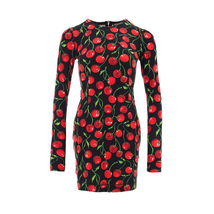 Bicolor Polyamide Short Dress