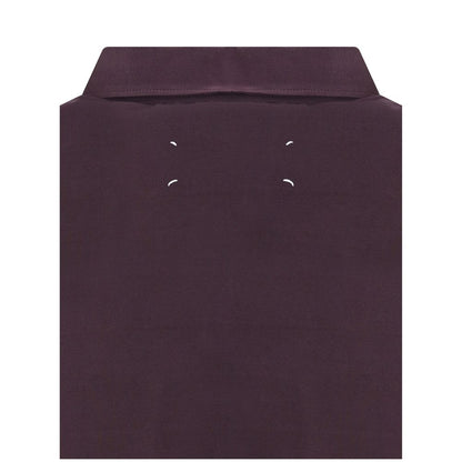 Purple Viscose Polo Shirt