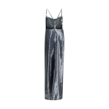Gray Polyamide Casual Dress