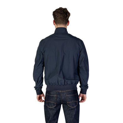 Blue Polyamide Jackets & Coat