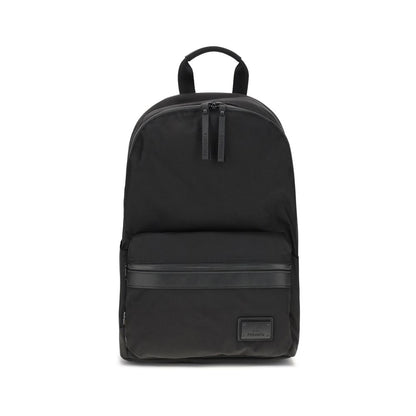 Black Nylon Backpack