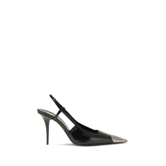 Black Calf Leather Bos Taurus High Heel Pumps