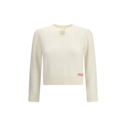 Cream Wool Sweatshirt