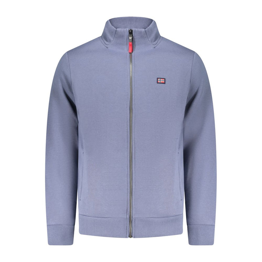 Blue Cotton Men's Sweatshirt