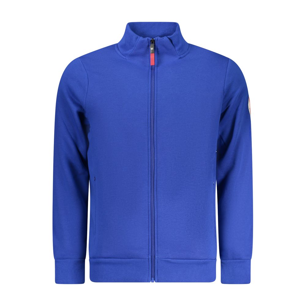 Blue Cotton Men's Sweatshirt
