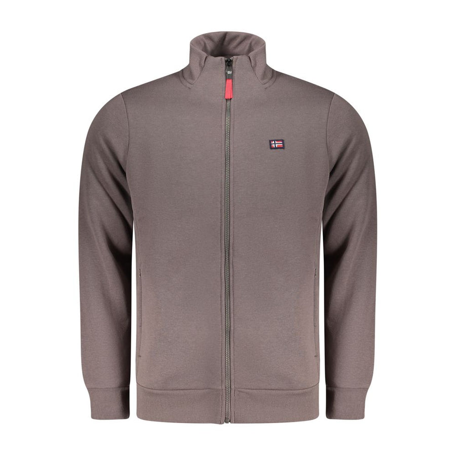 Brown Cotton Sweatshirt