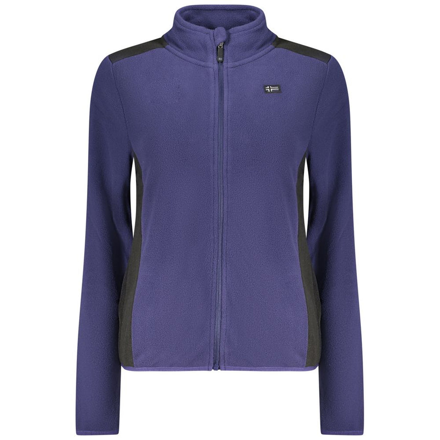 Blue Polyester Sweatshirt