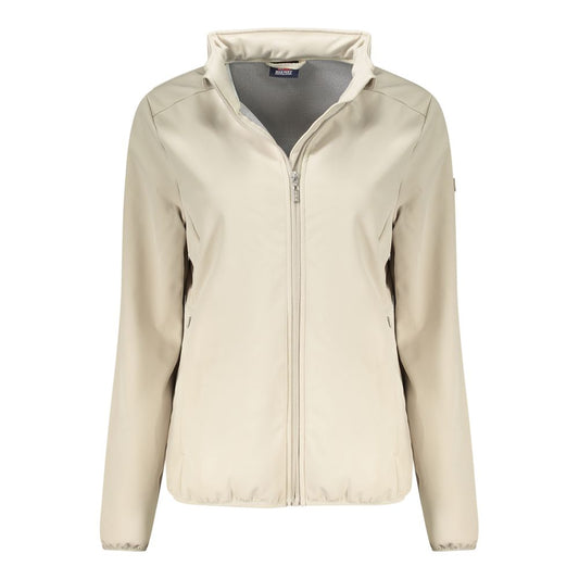 Beige Polyester Jackets & Coat