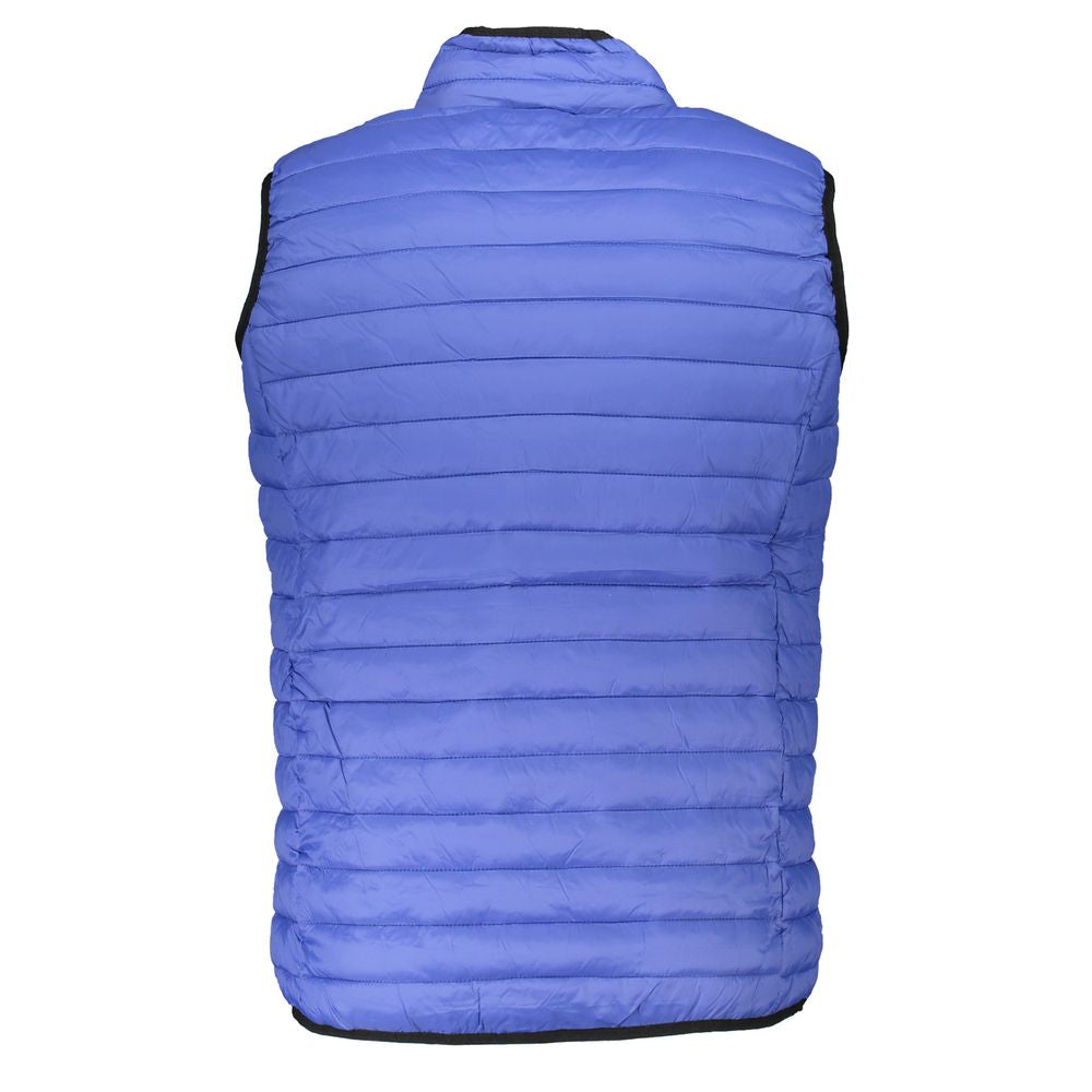 Blu Poliammide Mens Gilet
