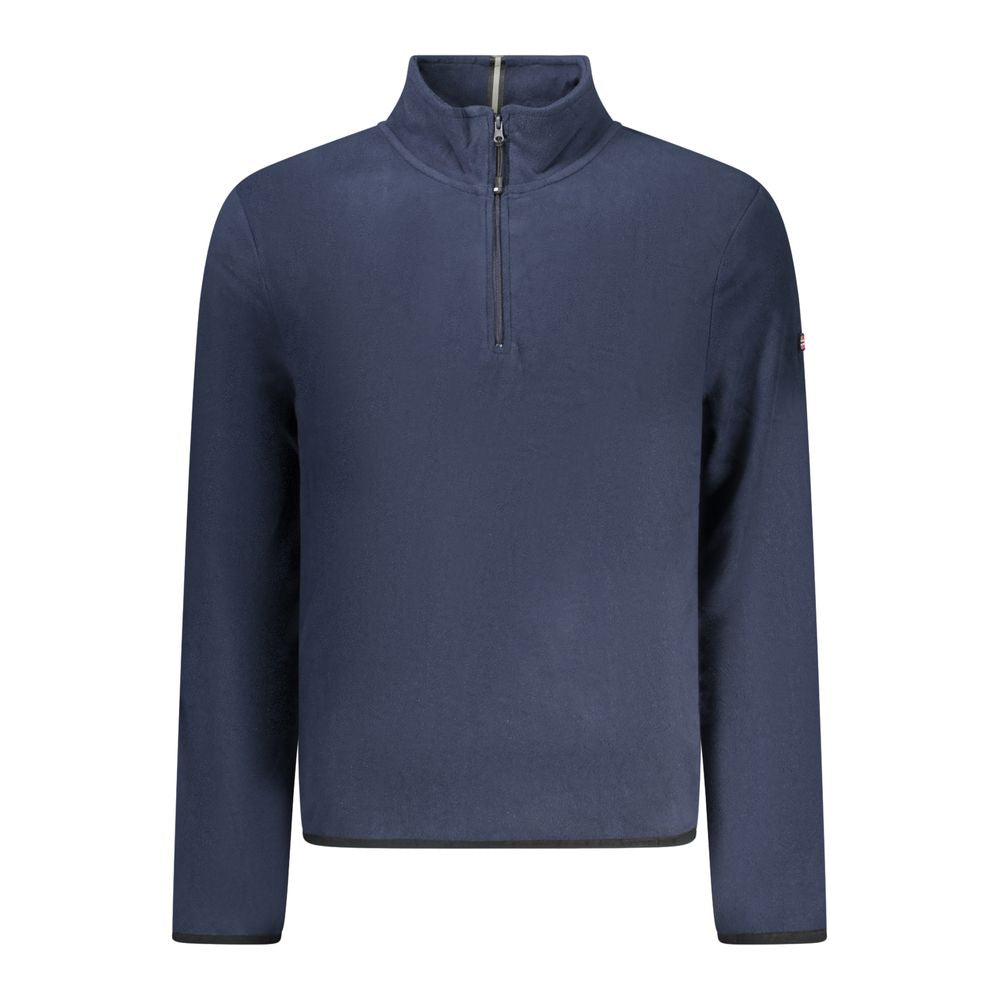 Blue Polyester Sweatshirt