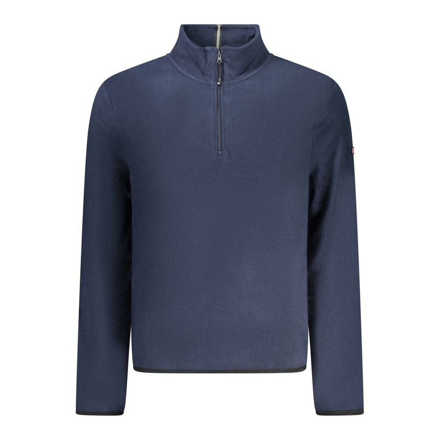 Blue Polyester Sweatshirt