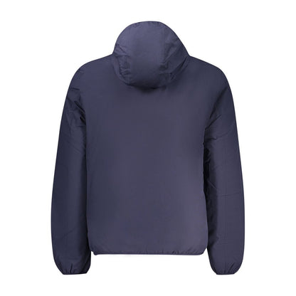 Blue Polyester Jackets & Coat