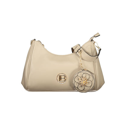Beige PVC Women Handbag