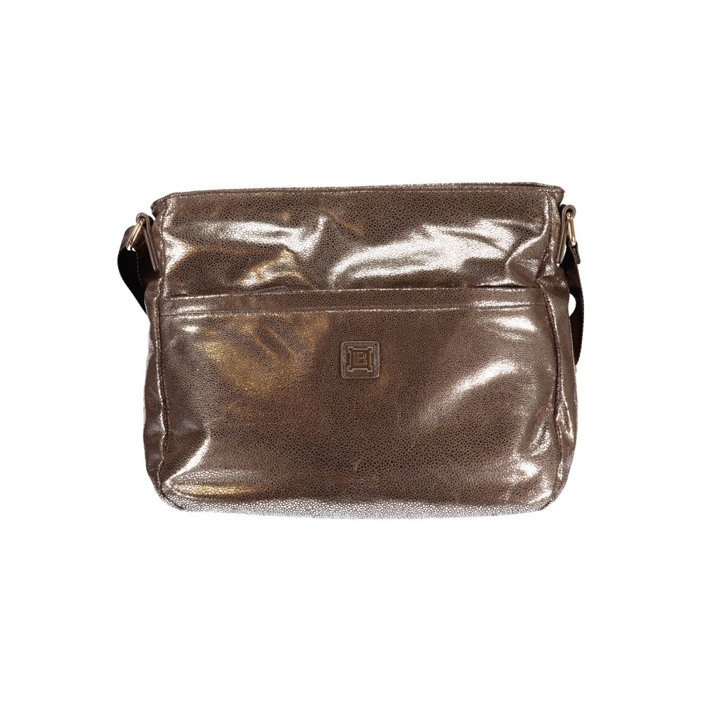 Bronze Polyester Women Handbag