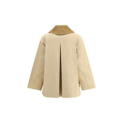 Beige Cotton Coat
