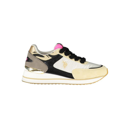 Beige Polyester Sneaker