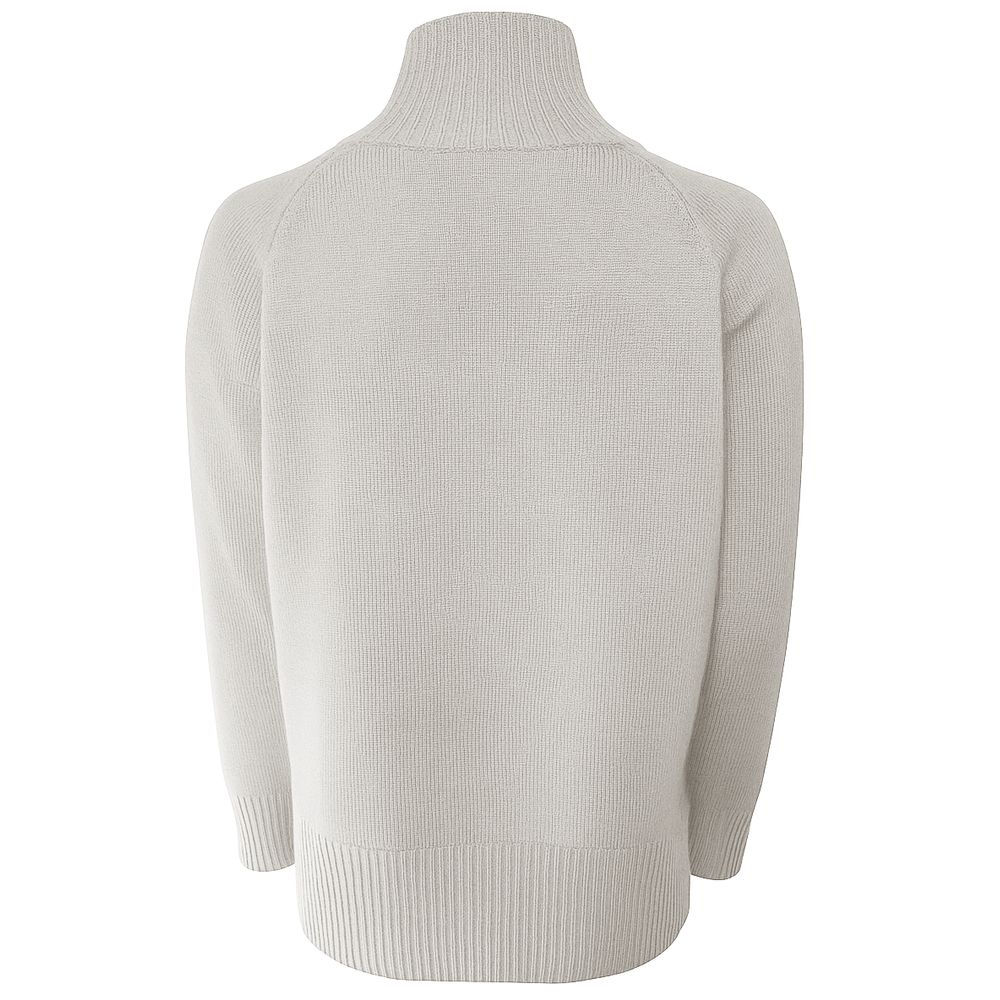 Beige Cashmere Women Sweater