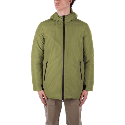 Green Polyester Jackets & Coat