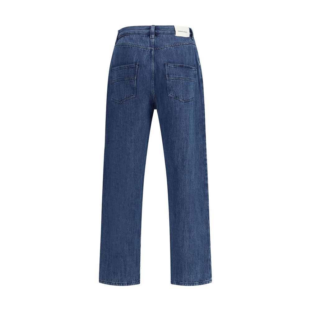 Blue Cotton Jeans Denim