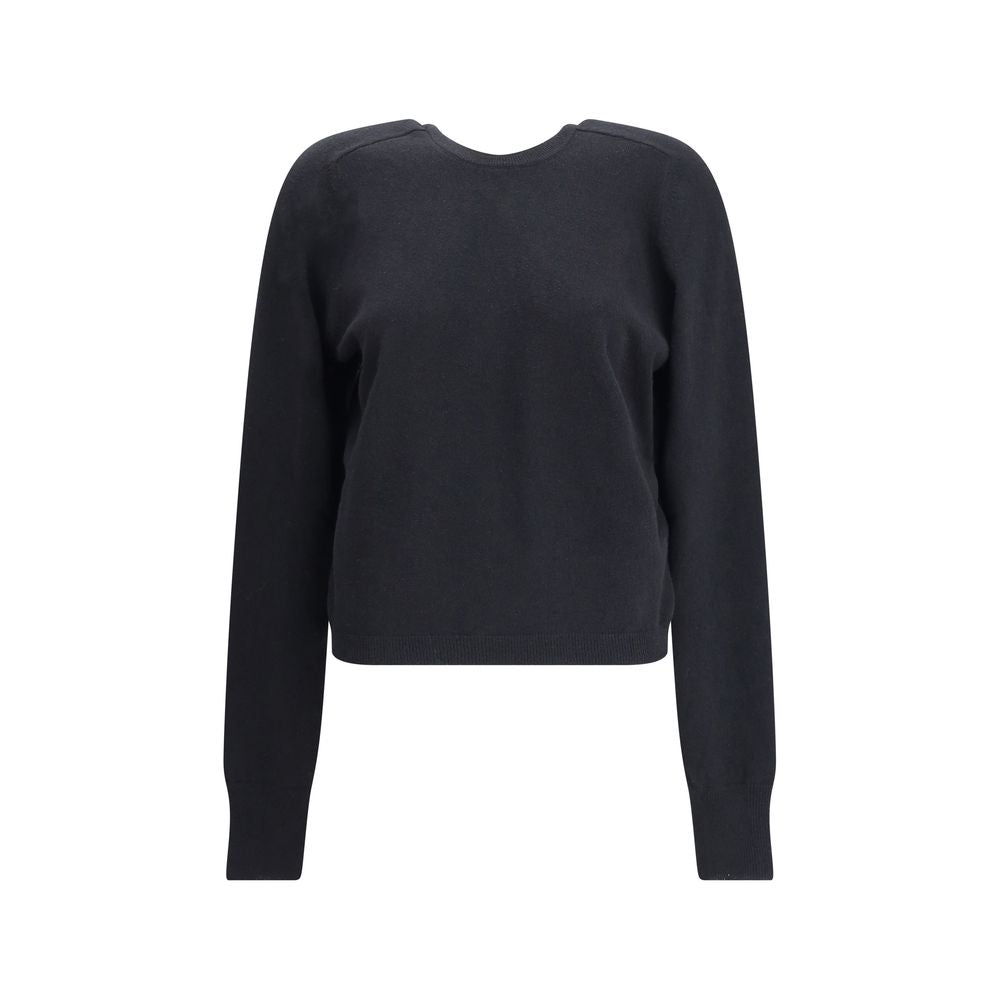 Black Wool Sweatshirt