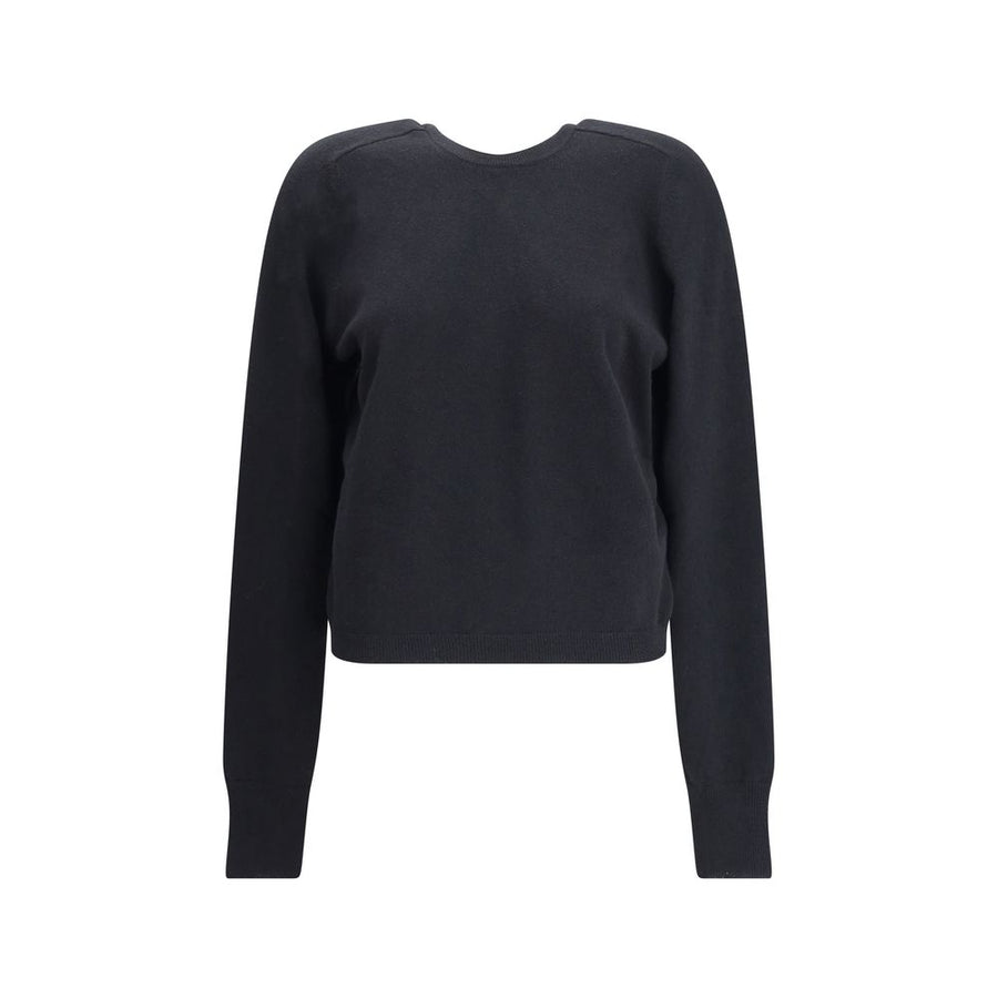 Black Wool Sweatshirt