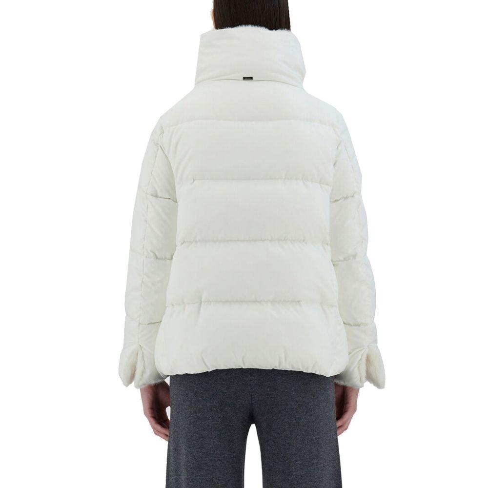 White Polyamide Coat
