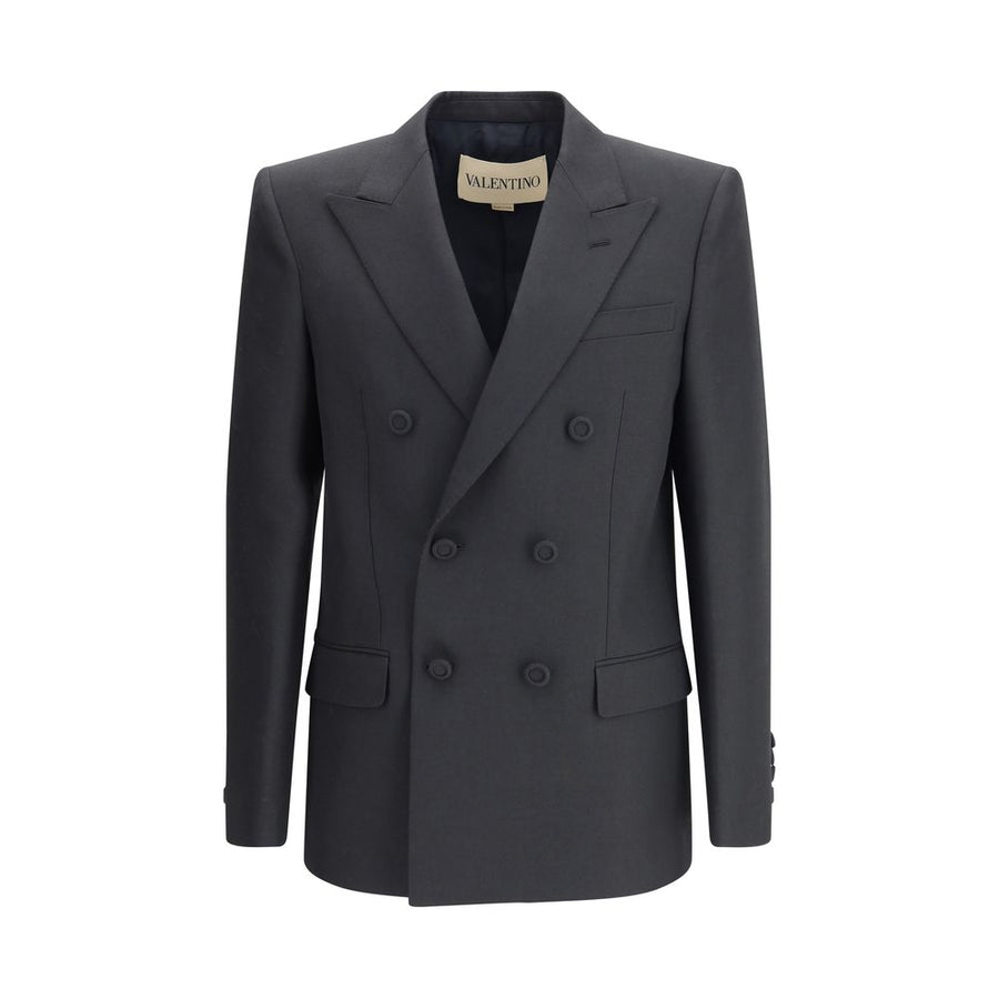 Black Polyester Coat