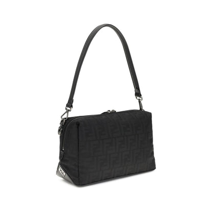Black Nylon Shoulder Bag