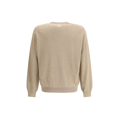 Beige Fleece Wool Sweatshirt