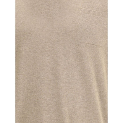 Beige Fleece Wool Sweatshirt