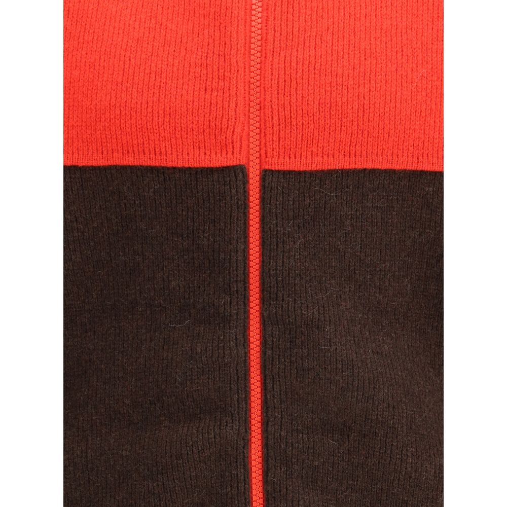 Brown Wool Shell Jacket