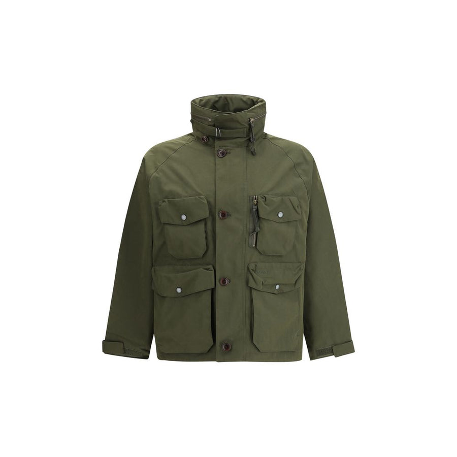 Green Polyester Shell Jacket