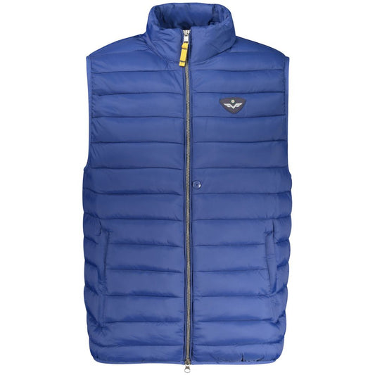 Blue Polyamide Jackets & Coat