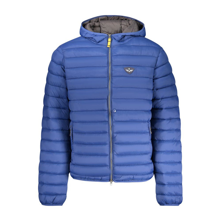 Blue Polyamide Jackets & Coat