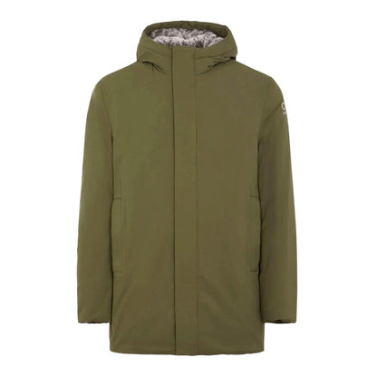 Green Polyester Jackets & Coat