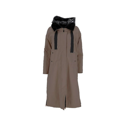 Brown Polyester Coat