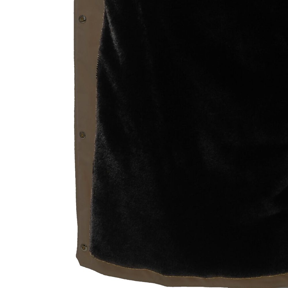 Brown Polyester Coat