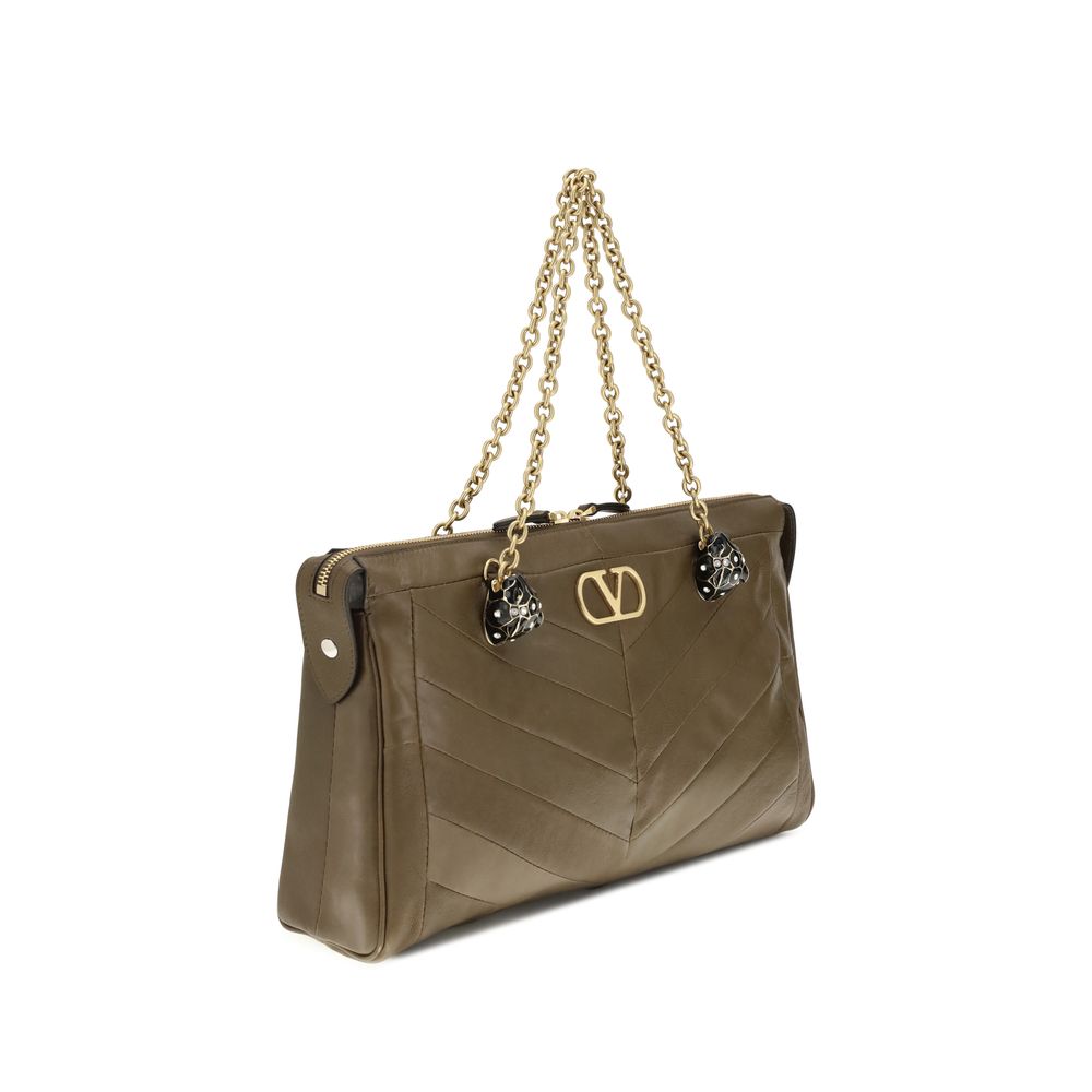 Brown Lamb Ovis Aries Aries Shoulder Bag